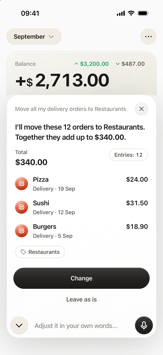 A proposal to move twelve entries to Restaurants