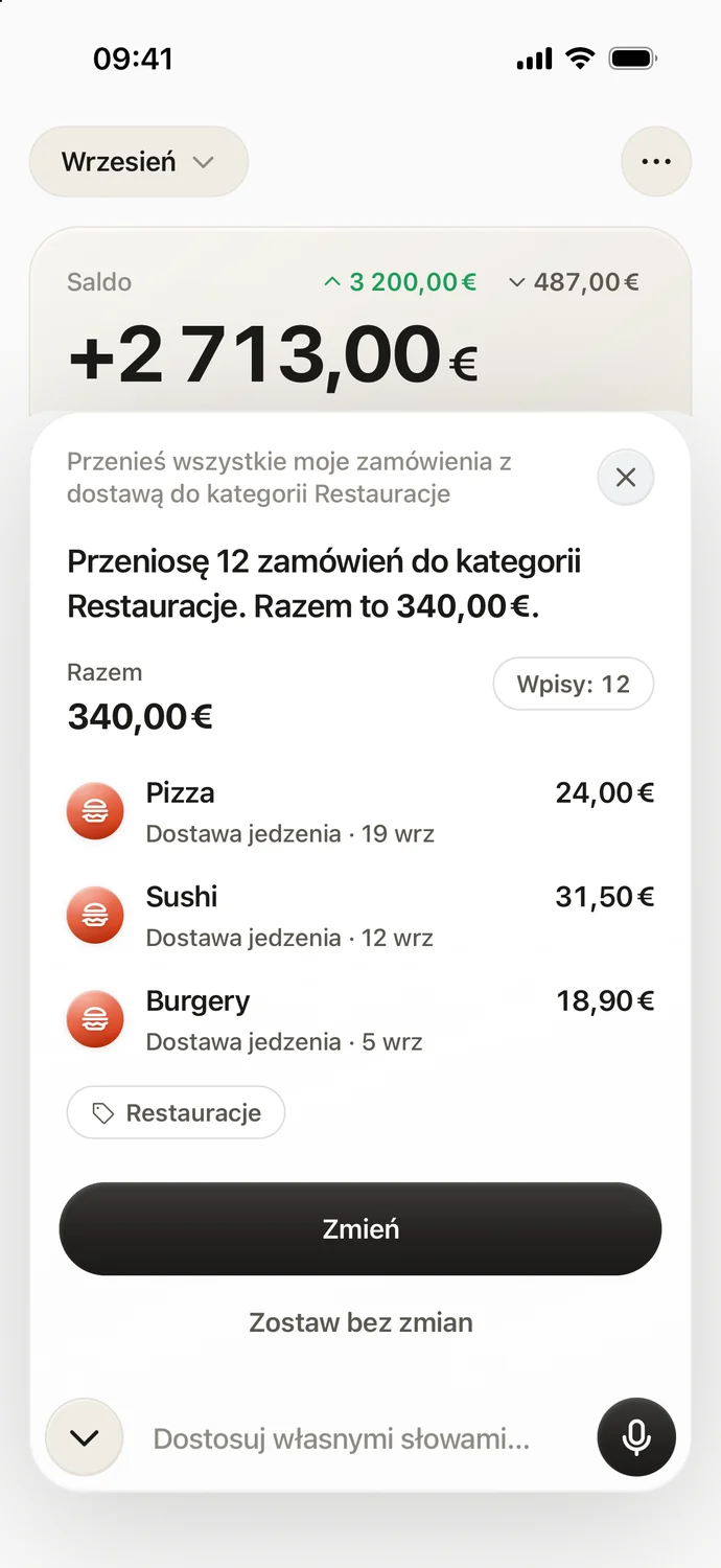 Propozycja przeniesienia dwunastu wpisów do kategorii Restauracje